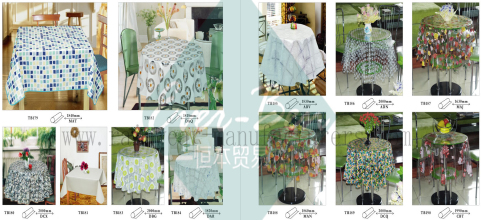 26-27  China transparent table cloth factory